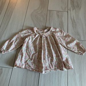 Boutique Brand Busy Bees Girls Dress sz. 3T Floral Pattern Soft Cotton Fabric
